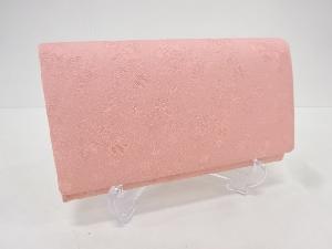 リサイクル　桔梗模様織り出し和装バッグ